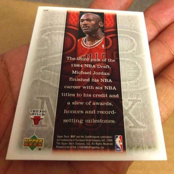 New!💯 Michael Jordan Chicago Bulls Upper Deck (1999) Basketball Card w/Plastic - Picture 10 of 12